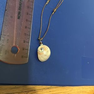 Handmade Shell Necklace with Adjustable Sizing